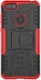 Motorola Moto E6 Play Hoesje Shockproof Hybride Kickstand Rood afbeelding 2