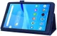 Lenovo Tab M8 Litchi Skin Two-Fold Book Case Hoes Donker Blauw afbeelding 4