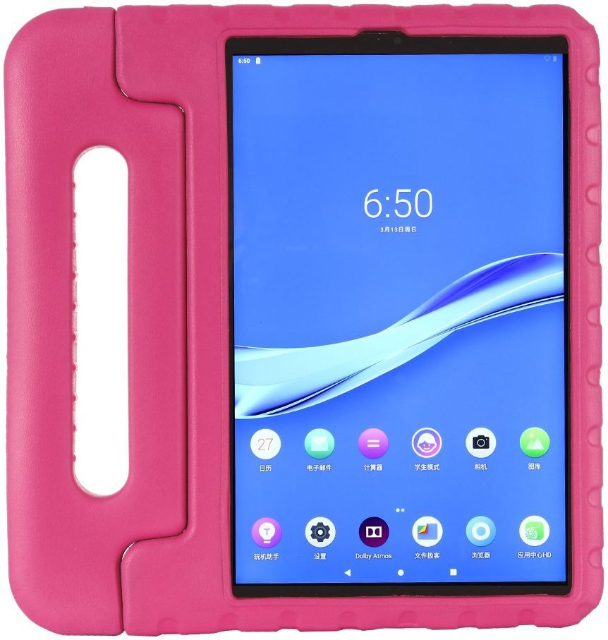 Lenovo Tab M10 Plus / FHD Plus Kinder Tablethoes met Handvat Roze afbeelding 1