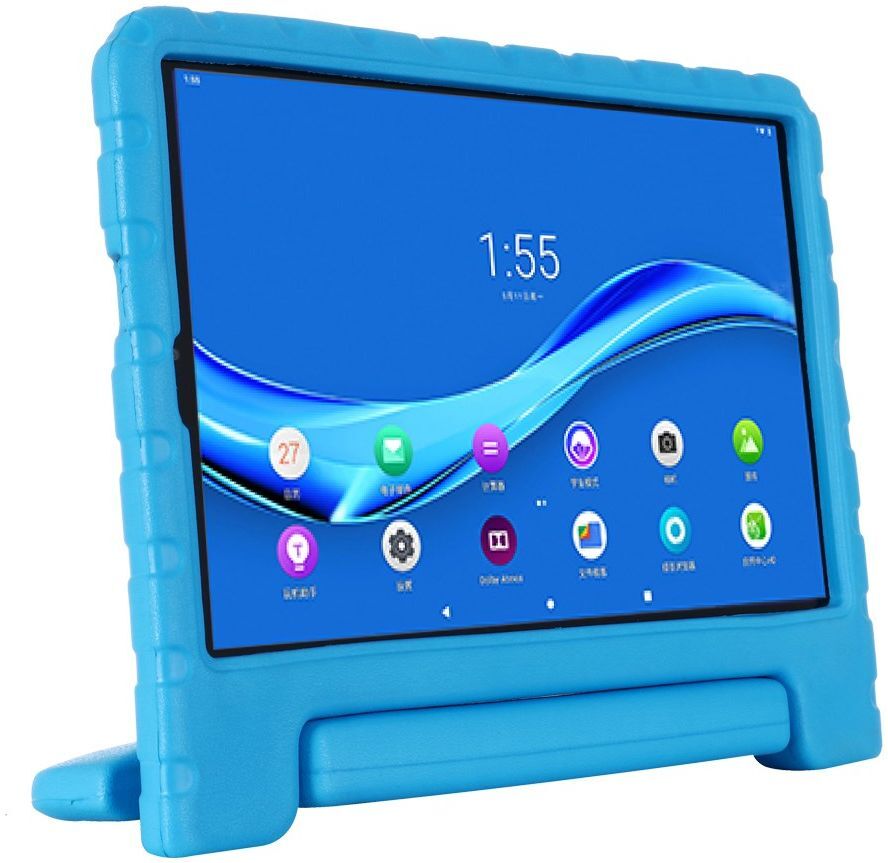 Lenovo Tab M10 Plus / FHD Plus Kinder Tablethoes met Handvat Blauw afbeelding 5