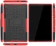 Lenovo Tab M10 Plus / FHD Plus Hoes Robuust Hybride Back Cover Rood afbeelding 2