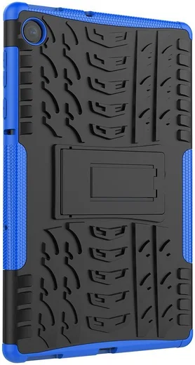 Lenovo Tab M10 Plus / FHD Plus Hoes Robuust Hybride Back Cover Blauw afbeelding 6