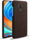 Xiaomi Redmi Note 9S / Note 9 Pro Stoffen Hoesje Back Cover Bruin afbeelding 1