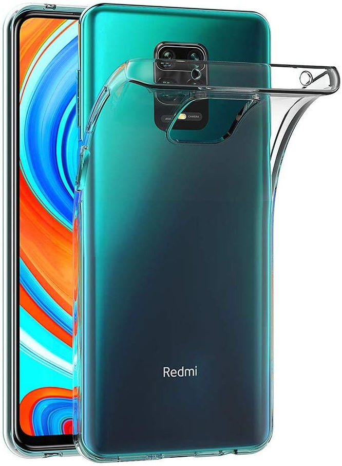 Xiaomi Redmi Note 9S / Note 9 Pro Hoesje Dun TPU Transparant afbeelding 1