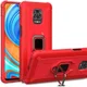Xiaomi Redmi Note 9S / Note 9 Pro Hybride Hoesje Met Kickstand Rood afbeelding 1