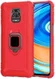 Xiaomi Redmi Note 9S / Note 9 Pro Hybride Hoesje Met Kickstand Rood afbeelding 2