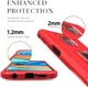 Xiaomi Redmi Note 9S / Note 9 Pro Hybride Hoesje Met Kickstand Rood afbeelding 5