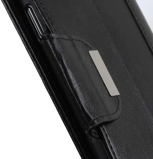 Xiaomi Redmi Note 9S / Note 9 Pro Portemonnee Hoesje Kunstleer Zwart afbeelding 12
