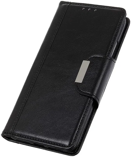 Xiaomi Redmi Note 9S / Note 9 Pro Portemonnee Hoesje Kunstleer Zwart afbeelding 5