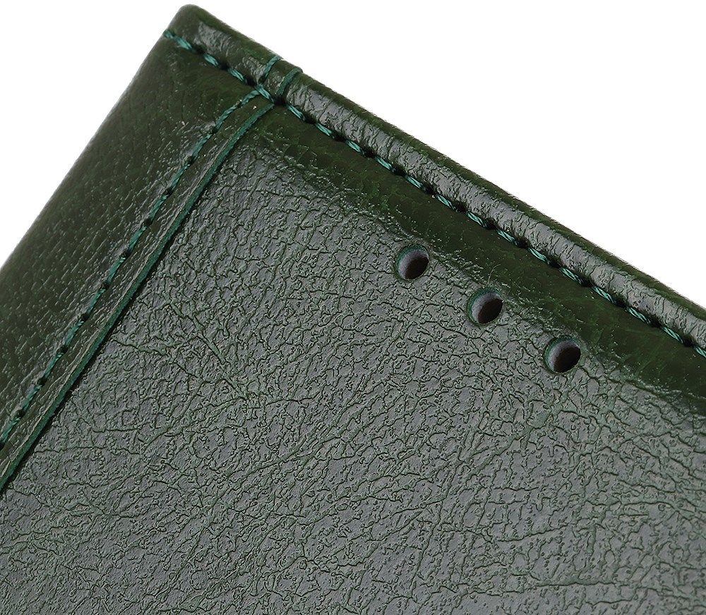 Xiaomi Redmi Note 9 Portemonnee Hoesje Kunstleer Groen afbeelding 11