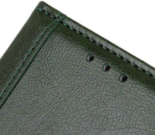 Xiaomi Redmi Note 9 Portemonnee Hoesje Kunstleer Groen afbeelding 11