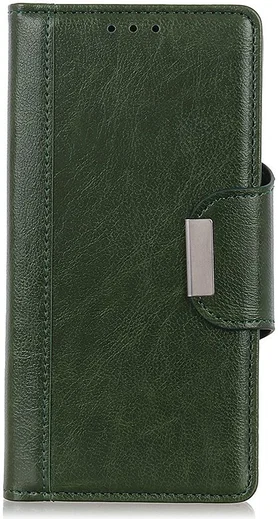 Xiaomi Redmi Note 9 Portemonnee Hoesje Kunstleer Groen afbeelding 6
