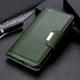 Xiaomi Redmi Note 9 Portemonnee Hoesje Kunstleer Groen afbeelding 7