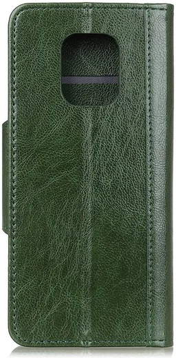 Xiaomi Redmi Note 9 Portemonnee Hoesje Kunstleer Groen afbeelding 8
