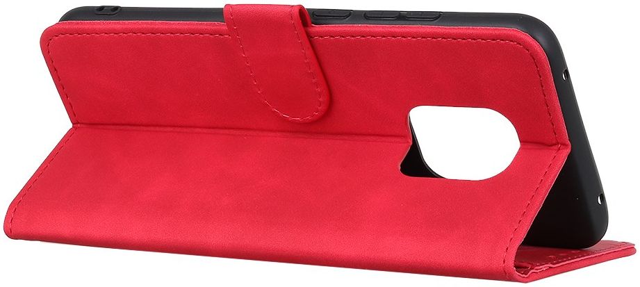 Xiaomi Redmi Note 9S / Note 9 Pro Hoesje Vintage Wallet Rood afbeelding 8