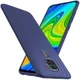 Xiaomi Redmi Note 9 Hoesje Twill Slim Textuur Blauw afbeelding 2