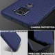 Xiaomi Redmi Note 9 Hoesje Twill Slim Textuur Blauw afbeelding 5