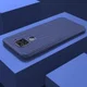 Xiaomi Redmi Note 9 Hoesje Twill Slim Textuur Blauw afbeelding 8