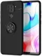 Xiaomi Redmi Note 9 Hoesje met Ring Kickstand Zwart afbeelding 1
