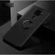 Xiaomi Redmi Note 9 Hoesje met Ring Kickstand Zwart afbeelding 2