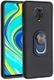 Xiaomi Redmi Note 9S / Note 9 Pro Hoesje met Kickstand Ring Blauw afbeelding 1