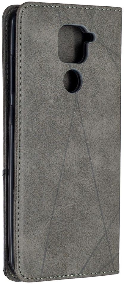 Xiaomi Redmi Note 9 Hoesje Geometrie Portemonnee Grijs afbeelding 2