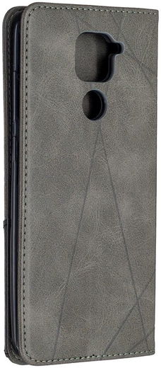 Xiaomi Redmi Note 9 Hoesje Geometrie Portemonnee Grijs afbeelding 2