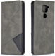 Xiaomi Redmi Note 9 Hoesje Geometrie Portemonnee Grijs afbeelding 4