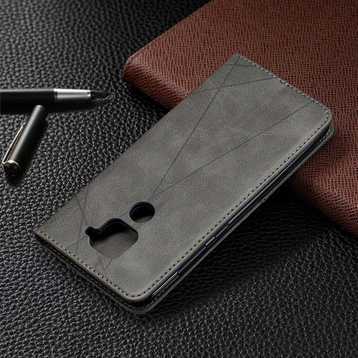 Xiaomi Redmi Note 9 Hoesje Geometrie Portemonnee Grijs afbeelding 9