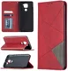 Xiaomi Redmi Note 9 Hoesje Geometrie Portemonnee Rood afbeelding 3