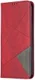 Xiaomi Redmi Note 9 Hoesje Geometrie Portemonnee Rood afbeelding 1