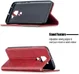 Xiaomi Redmi Note 9 Hoesje Geometrie Portemonnee Rood afbeelding 5