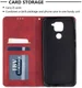 Xiaomi Redmi Note 9 Hoesje Geometrie Portemonnee Rood afbeelding 7