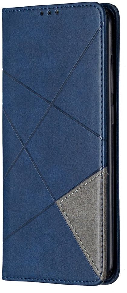Xiaomi Redmi Note 9 Hoesje Geometrie Portemonnee Blauw afbeelding 1