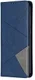 Xiaomi Redmi Note 9 Hoesje Geometrie Portemonnee Blauw afbeelding 1
