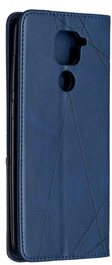 Xiaomi Redmi Note 9 Hoesje Geometrie Portemonnee Blauw afbeelding 2