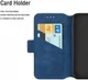 Xiaomi Redmi Note 9 Vintage Book Case Hoesje Blauw afbeelding 3
