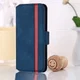 Xiaomi Redmi Note 9 Vintage Book Case Hoesje Blauw afbeelding 5