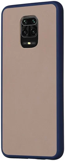 Xiaomi Redmi Note 9S / Note 9 Pro Hoesje met Shock Proof Bumper Blauw afbeelding 2