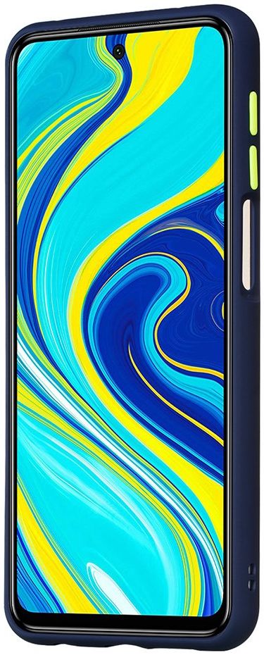 Xiaomi Redmi Note 9S / Note 9 Pro Hoesje met Shock Proof Bumper Blauw afbeelding 3