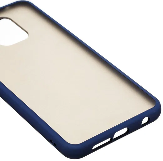 Xiaomi Redmi Note 9S / Note 9 Pro Hoesje met Shock Proof Bumper Blauw afbeelding 6