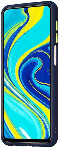 Xiaomi Redmi Note 9S / Note 9 Pro Hoesje met Shock Proof Bumper Blauw afbeelding 10