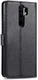 AZNS Xiaomi Redmi 9 Portemonnee Stand Hoesje Zwart afbeelding 4