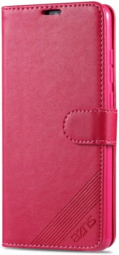 AZNS Xiaomi Redmi 9 Portemonnee Stand Hoesje Roze afbeelding 3