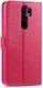 AZNS Xiaomi Redmi 9 Portemonnee Stand Hoesje Roze afbeelding 4