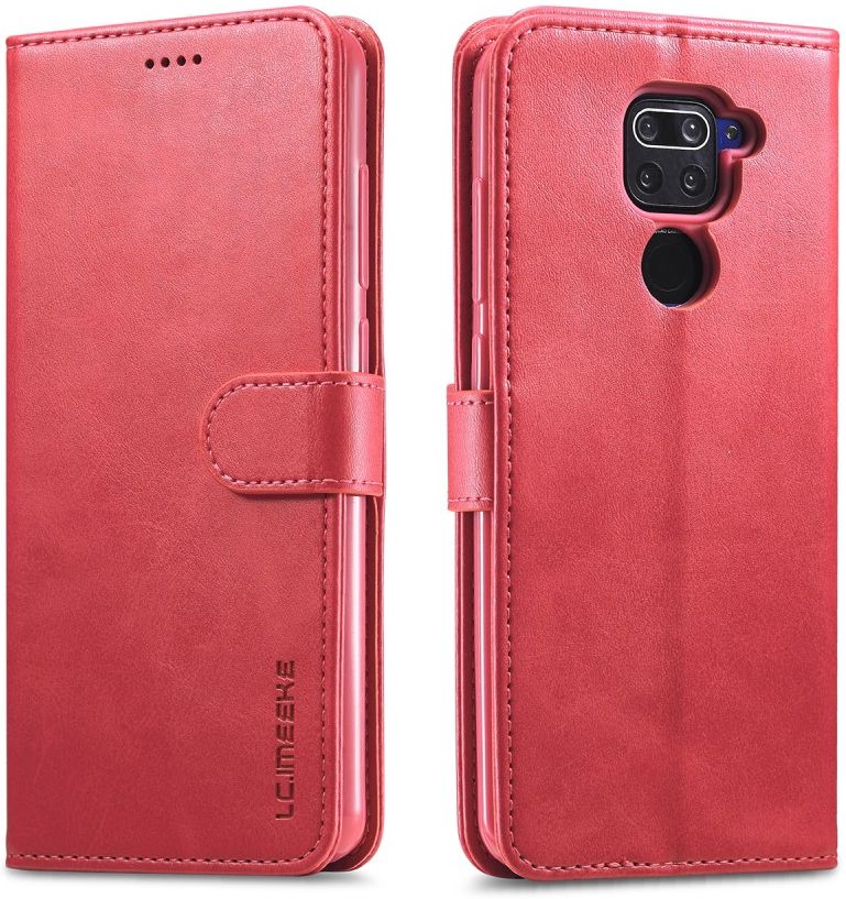 Xiaomi Redmi Note 9 Stand Portemonnee Bookcase Hoesje Roze afbeelding 5