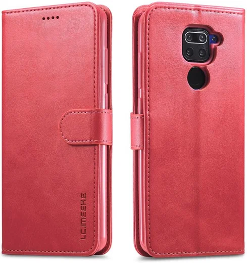 Xiaomi Redmi Note 9 Stand Portemonnee Bookcase Hoesje Roze afbeelding 5