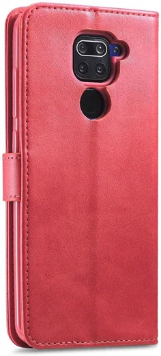 Xiaomi Redmi Note 9 Stand Portemonnee Bookcase Hoesje Roze afbeelding 4