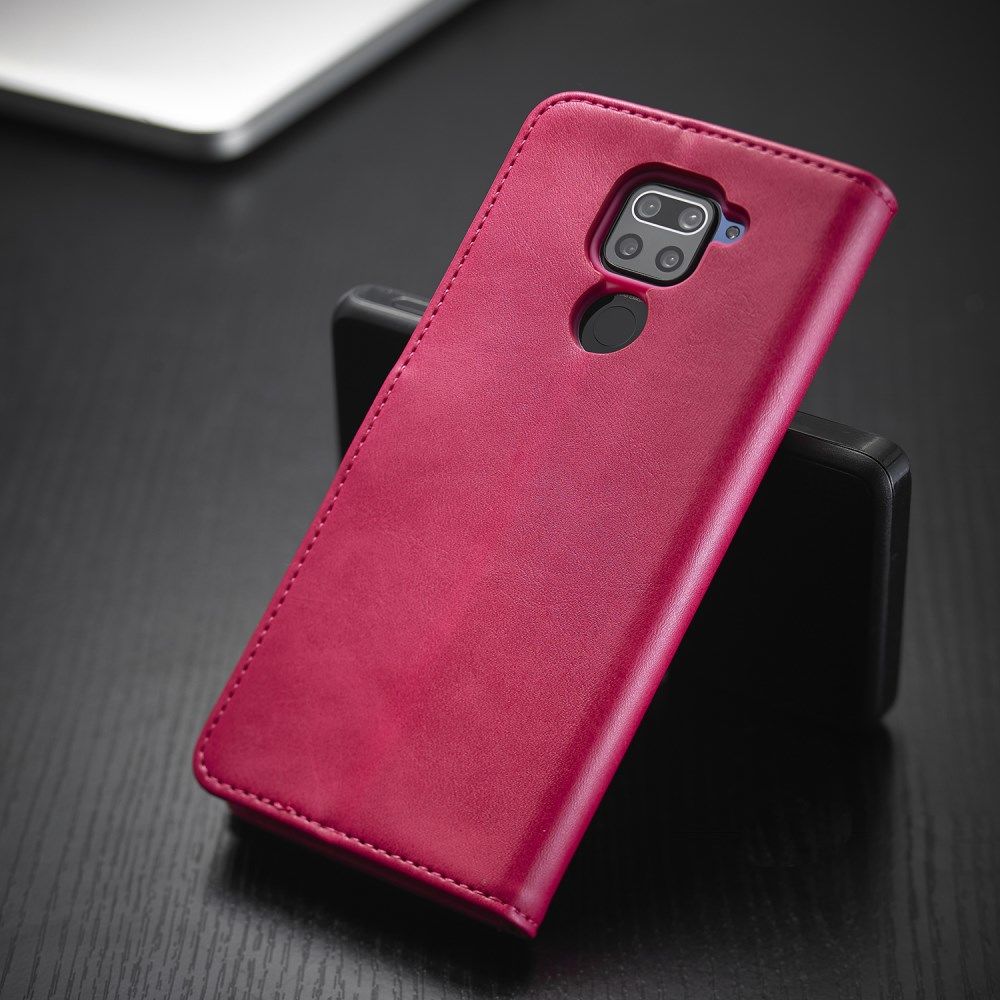 Xiaomi Redmi Note 9 Stand Portemonnee Bookcase Hoesje Roze afbeelding 3