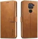 Xiaomi Redmi Note 9 Stand Portemonnee Bookcase Hoesje Bruin afbeelding 4